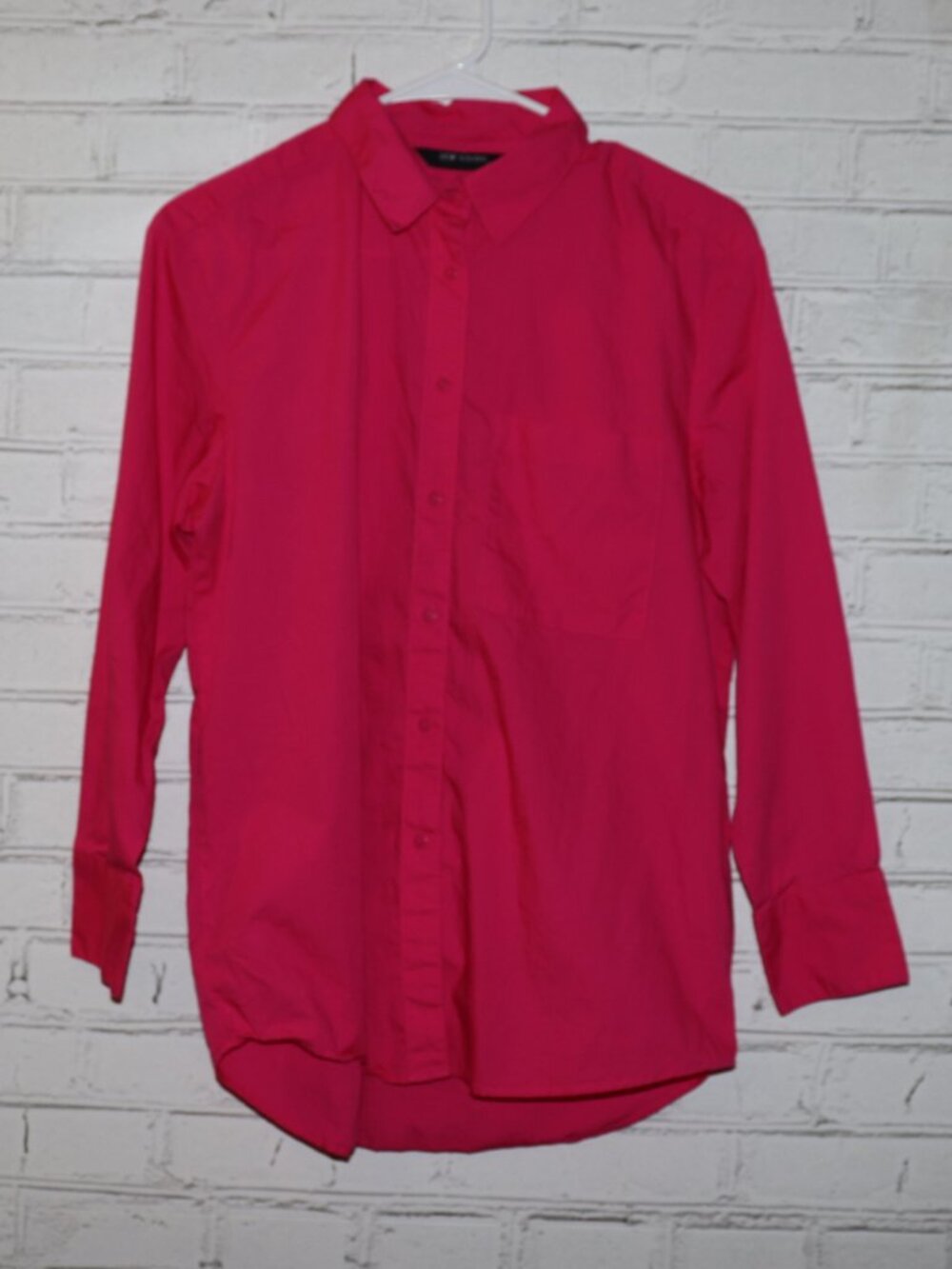 💗 LCW Vision Bright Pink Button‑Down Shirt · Men’s 34